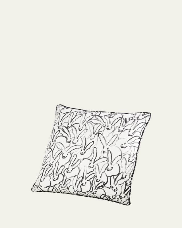 Rabbit Run Cotton Pillow,